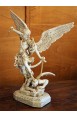 Statua San Michele Arcangelo effetto Antichizzato 52-100cm